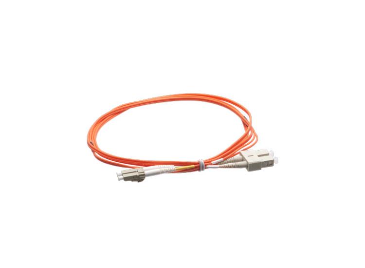 Snor SC-LC duplex OM1 62,5/125µm. Farge orange