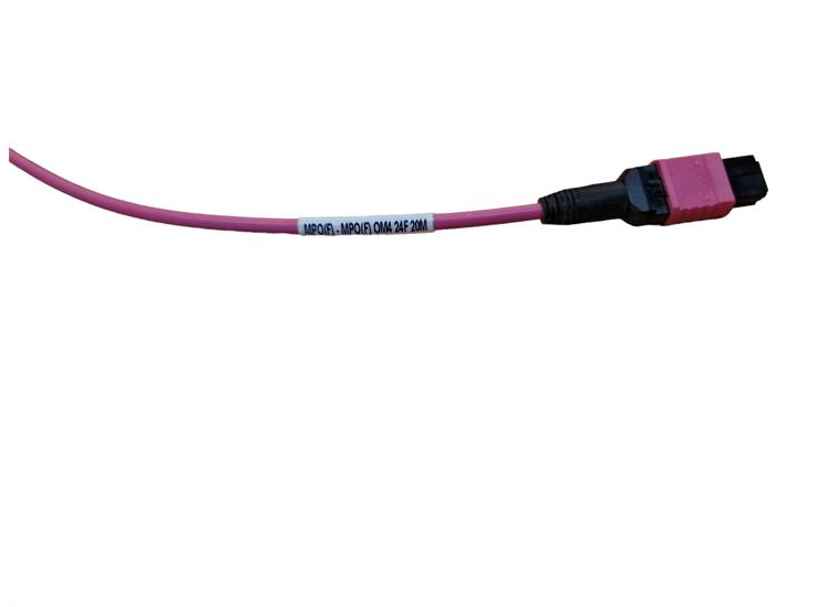 MPO OM4 trunk-kabel, 24 fiber, 20m