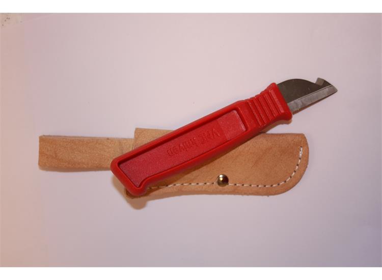 Kabelkniv (høyrehendt) rød