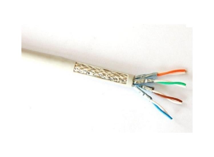 Kabel Kat7A S/FTP NET LSZH Hvit rull:1000m